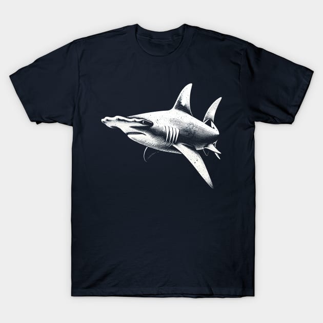 Majestic Shark Encounter: Sea Life Lover's Tee T-Shirt by Klimek Prints